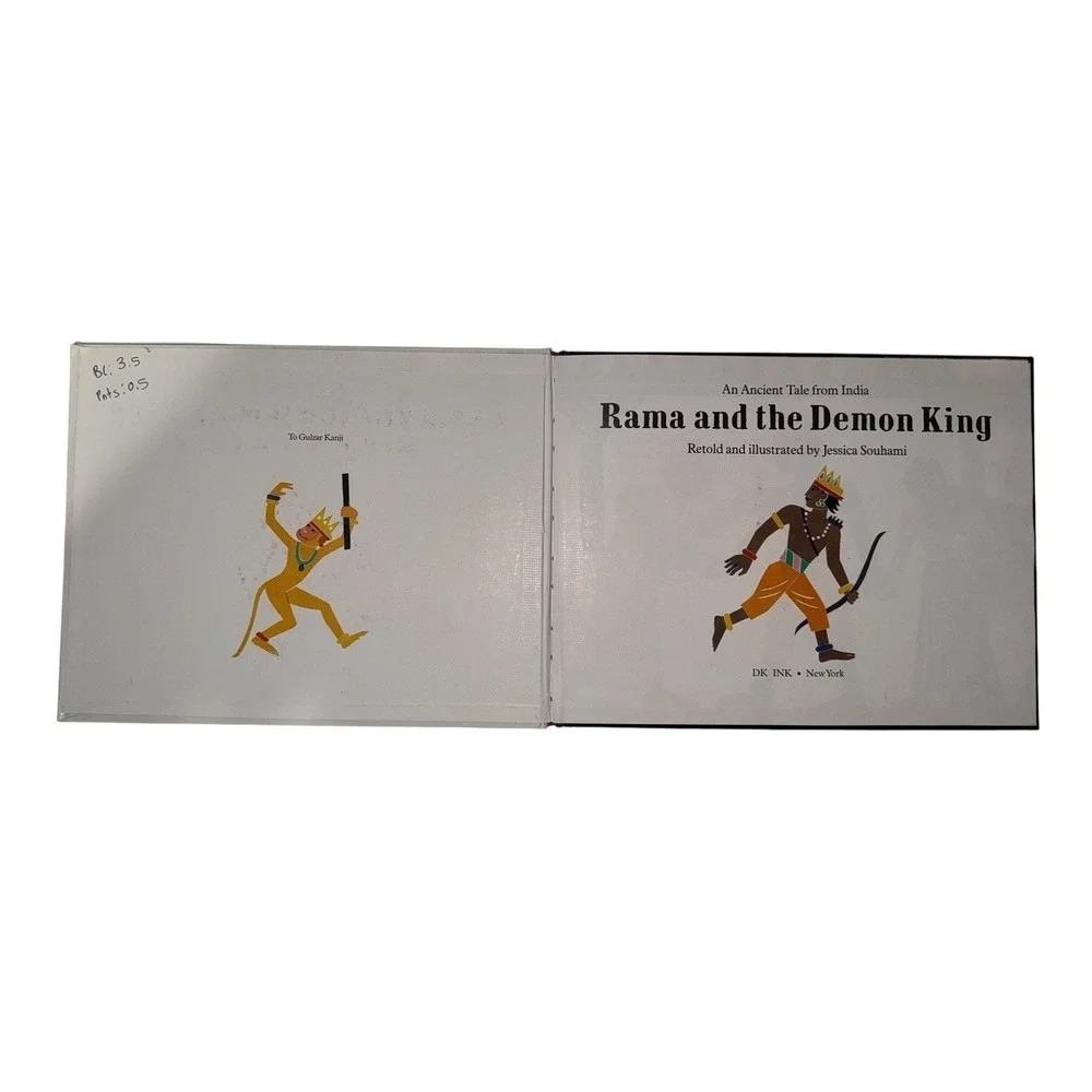 Rama and the Demon King: An Ancient Tale from India Hardcover Book